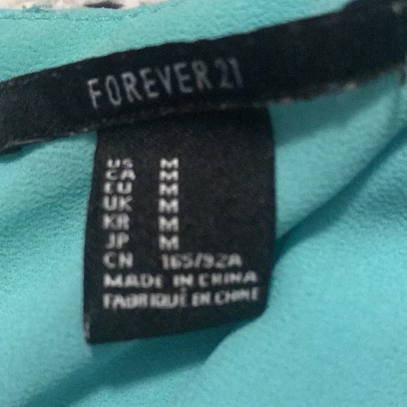 Dainty Light Teal Blue Sleeveless Blouse - Picture 5 of 7